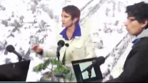 Video muestra reacción de Carolina Tohá a fuerte temblor en plena entrevista en vivo